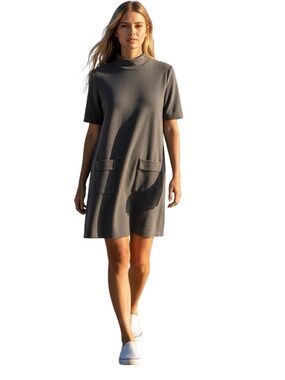 Zara mock neck pocket mini dress. Size large GUC